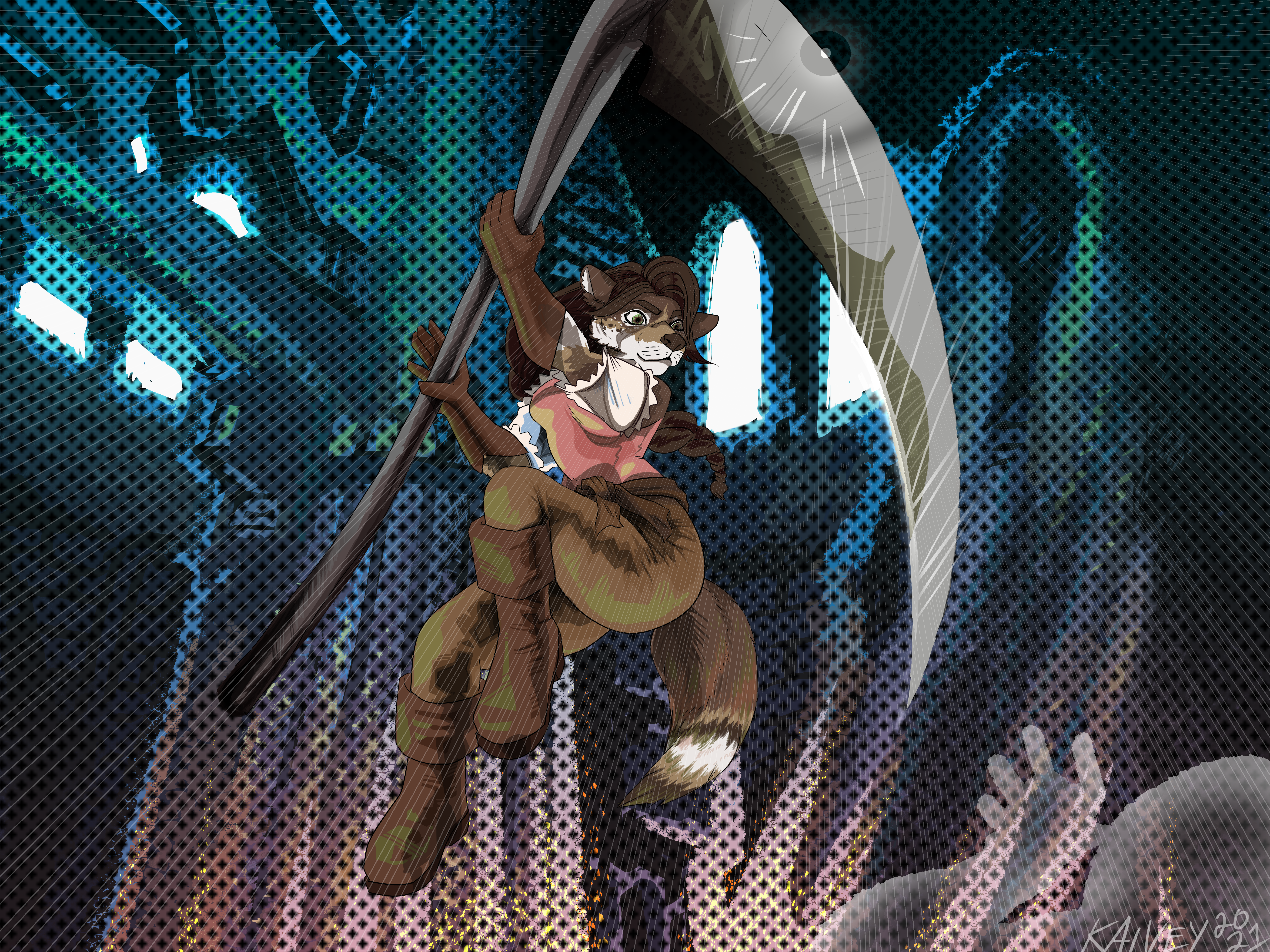 dog darksouls scythe